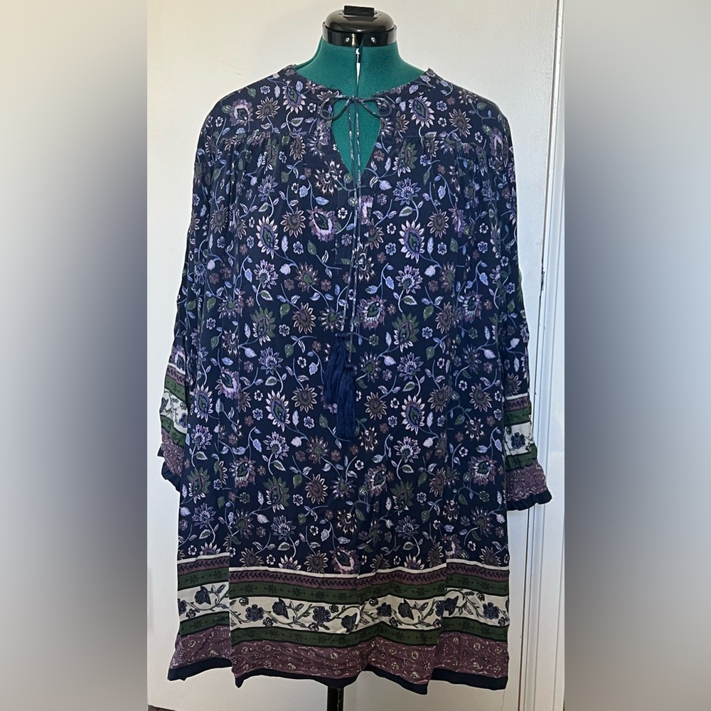 Natural Life Mini Boho Dress - XL - Like New!